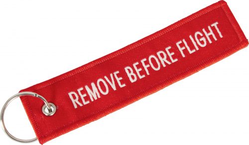 remove before flight kulcstartok