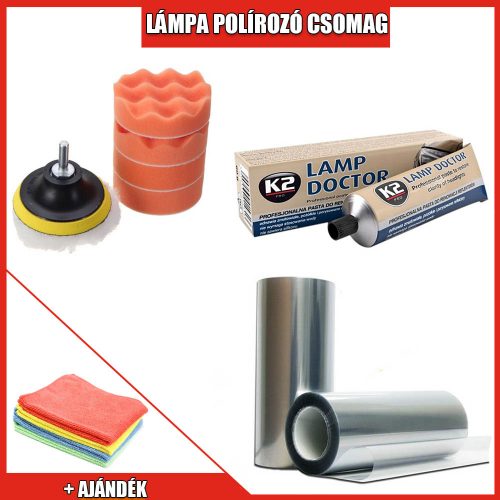 lampapolir csomag foliaval
