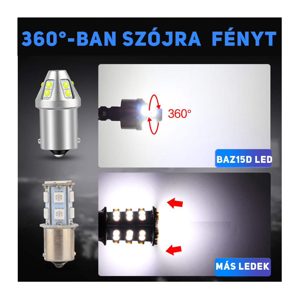 p21 4w led baz15d led 4 - Royal Tuning autó és motoros kiegészítő webshop