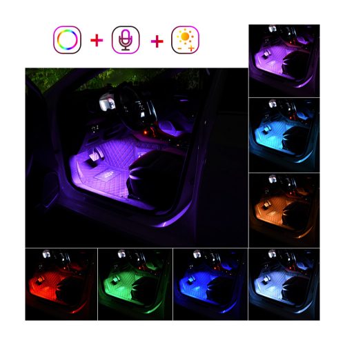 Led lábtér világítás szett bluetooth funkcióval - Image 2
