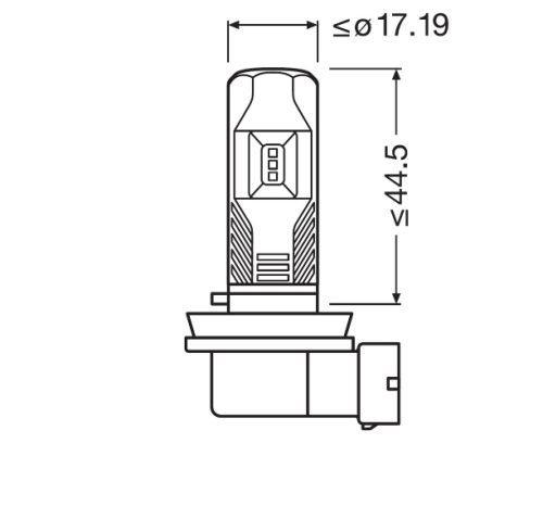 Osram LEDriving HL Easy H8 H11 H16  2db - Image 2