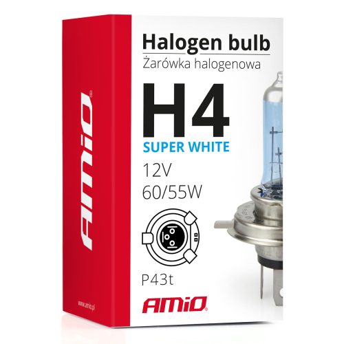 H4 izzó super white 5500K 2db - Image 2