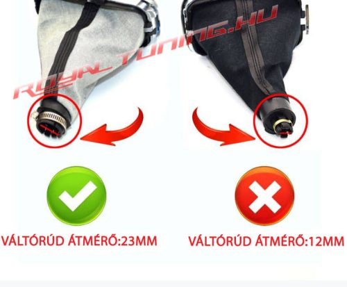 Audi A3 váltógomb és váltószoknya 5sebességes 23mm - Image 3
