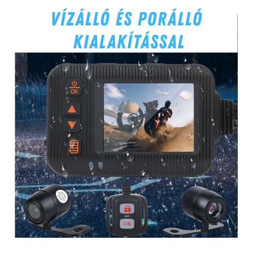 Motoros kamera menetrögzítő első hátsó szett - Image 6