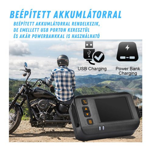 Motoros kamera menetrögzítő első hátsó szett - Image 8