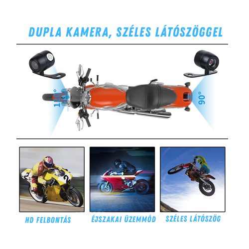 Motoros kamera menetrögzítő első hátsó szett - Image 9