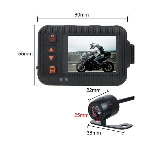 Motoros kamera menetrögzítő első hátsó szett - Image 2