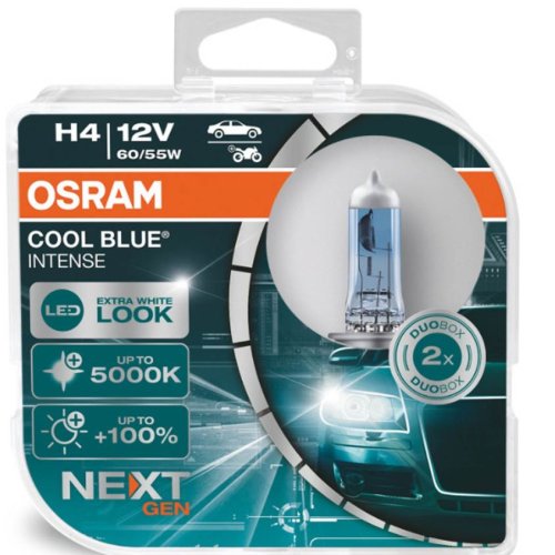 Osram Cool Blue Intense NextGen 5000K +100% H4 60/55w 2db