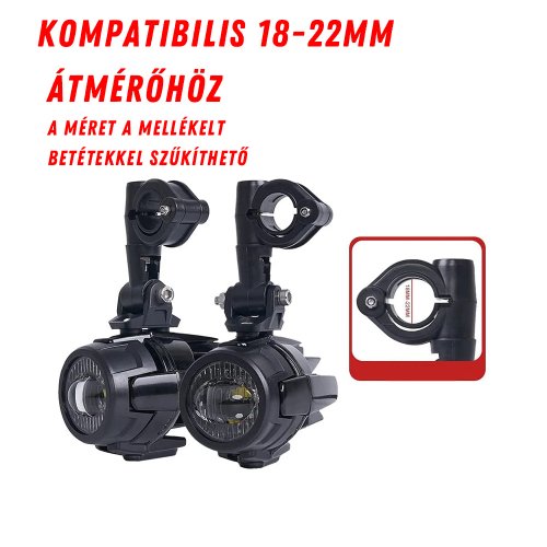 Ledes motor kiegészítő lámpa párban E CE jeles - Image 6