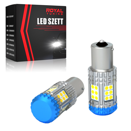 BA15S led fehér CANBUS EXTRA 2db
