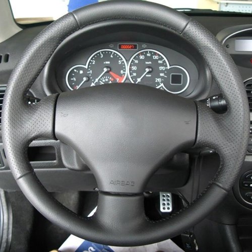 Peugeot 206 bőr kormányvédő – méretpontos, varrható kivitel - Image 2