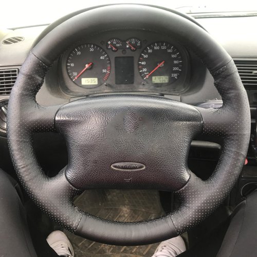Skoda Octavia bőr kormányvédő – méretpontos, varrható kivitel - Image 3