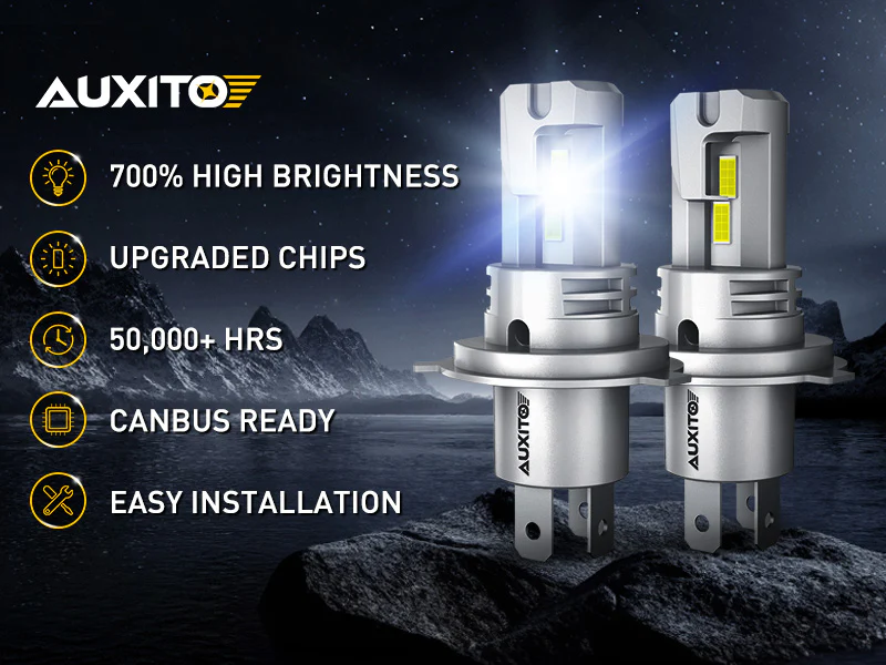 H4 Led izzó 2db AUXITO 5 H4 Led izzó 2db AUXITO - Image 5