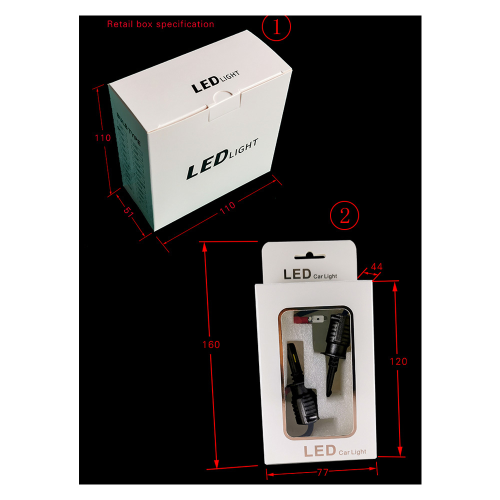 H16 Led izzó Black Series 2db 8 H16 Led izzó Black Series 2db - Image 8