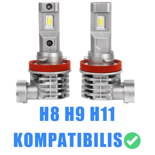 H9 Led izzó 2db 4300K - Image 6