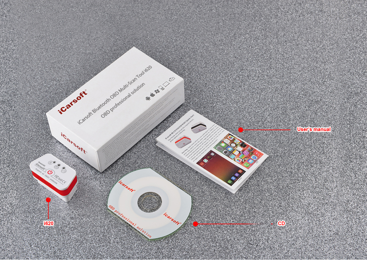Icarsoft I620 hibakód olvasó bluetotth 4 Icarsoft I620 hibakód olvasó bluetotth - Image 4