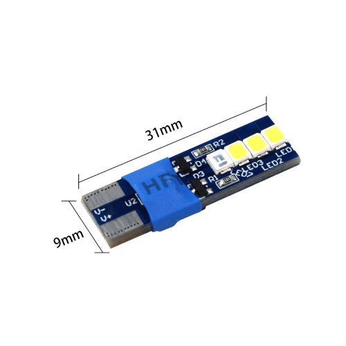T10 led kék-fehér színváltós 2db - Image 3