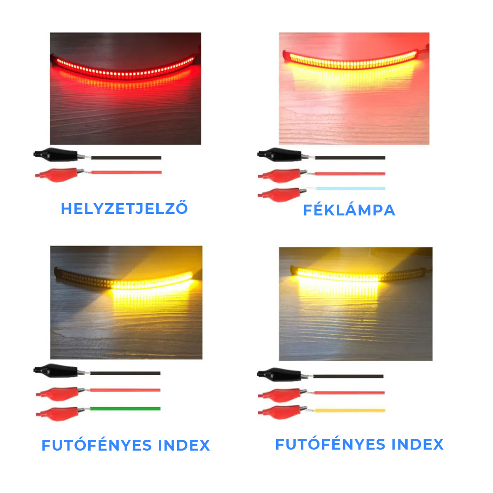 Ledes motor hátsó lámpa dupla 6 Ledes motor hátsó lámpa dupla - Image 6