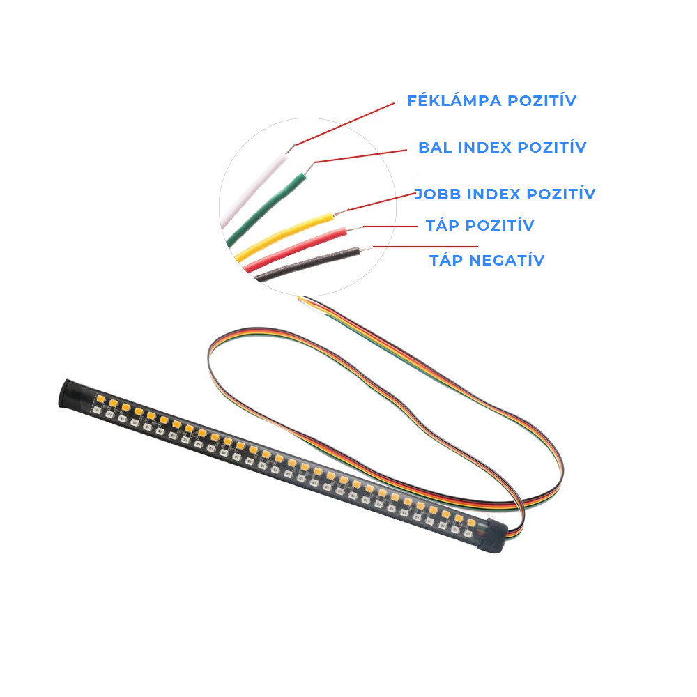 Ledes motor hátsó lámpa dupla 7 Ledes motor hátsó lámpa dupla - Image 7