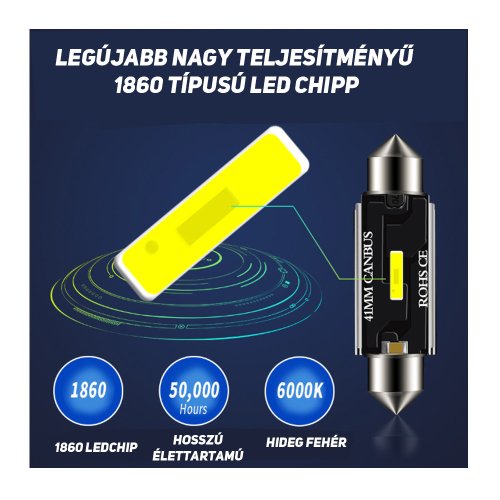 Szofita led 36mm Canbus 2db - Image 4