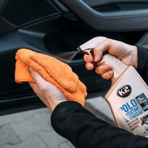 Műanyag ápoló és felújító spray K2 POLO matt 750ml - Image 3