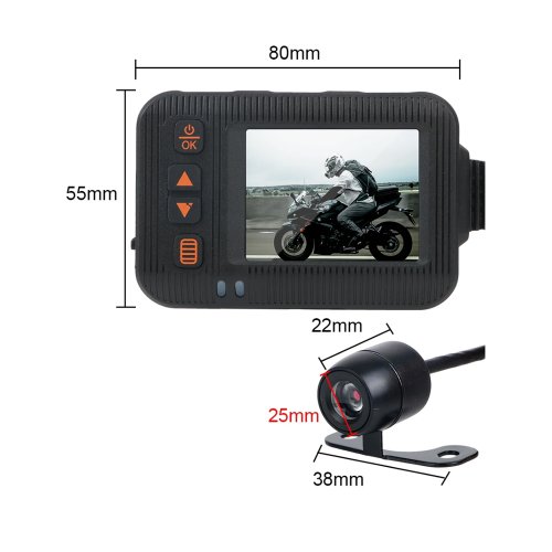 Motoros kamera menetrögzítő első hátsó szett - Image 2
