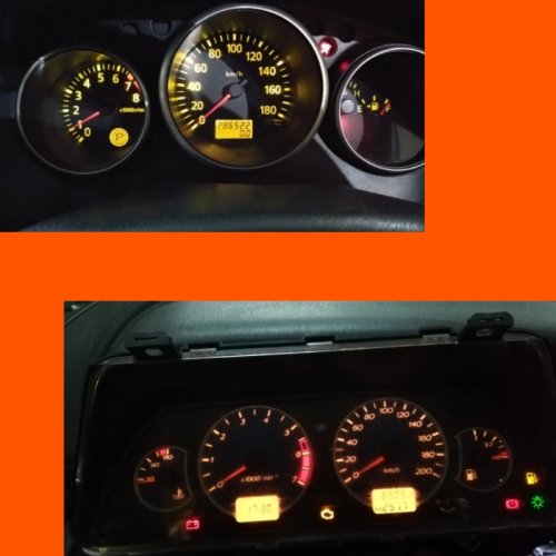 B8.5D led műszerfal izzó sárga 5db - Image 2