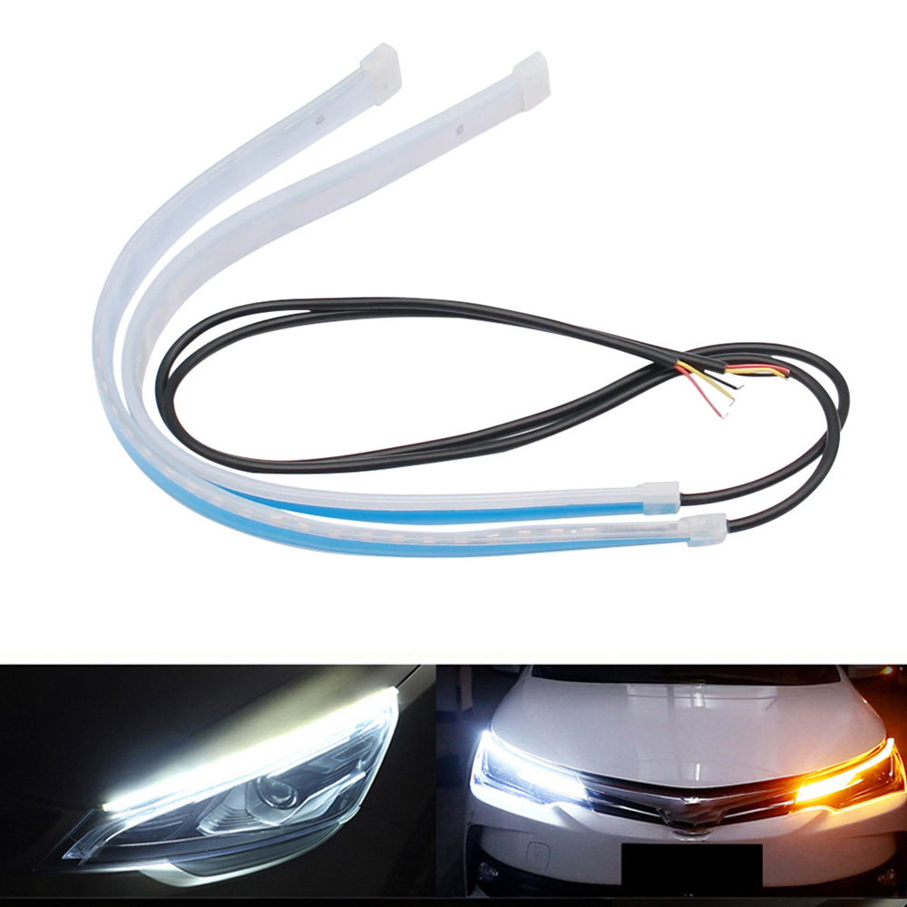 Ledes nappali menetfény szett üdvözlőfény és futófényes index funkcióval 2db 1 Ledes nappali menetfény szett üdvözlőfény és futófényes index funkcióval 2db