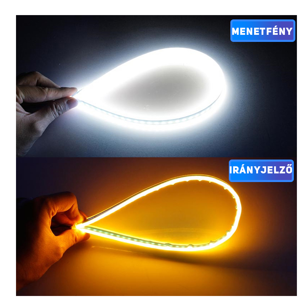 Ledes nappali menetfény szett üdvözlőfény és futófényes index funkcióval 2db 3 Ledes nappali menetfény szett üdvözlőfény és futófényes index funkcióval 2db - Image 3