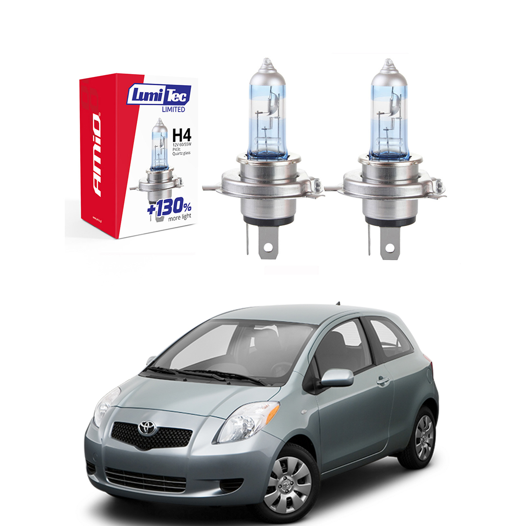 Toyota Yaris izzó +130% emelt fényerővel 2db 1 Toyota Yaris izzó +130% emelt fényerővel 2db