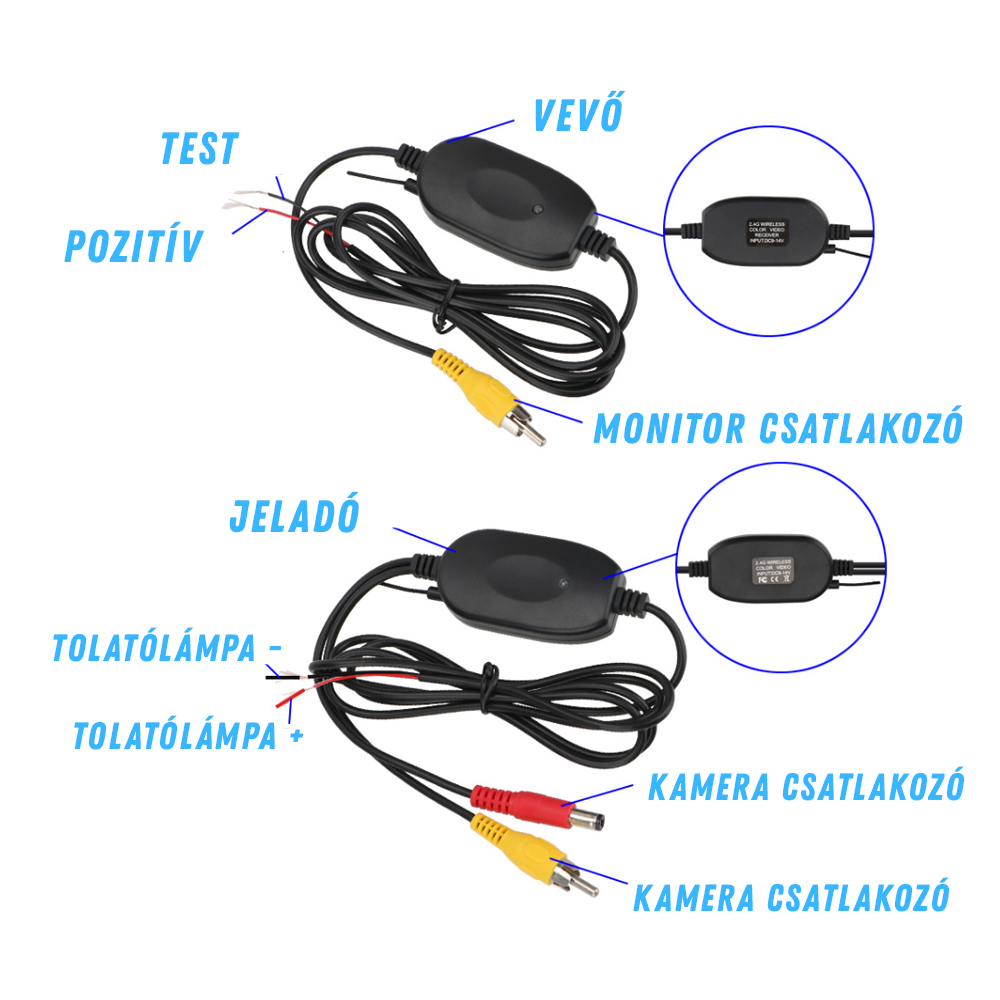 Vezeték nélküli tolatókamera egység 5 Vezeték nélküli tolatókamera egység - Image 5